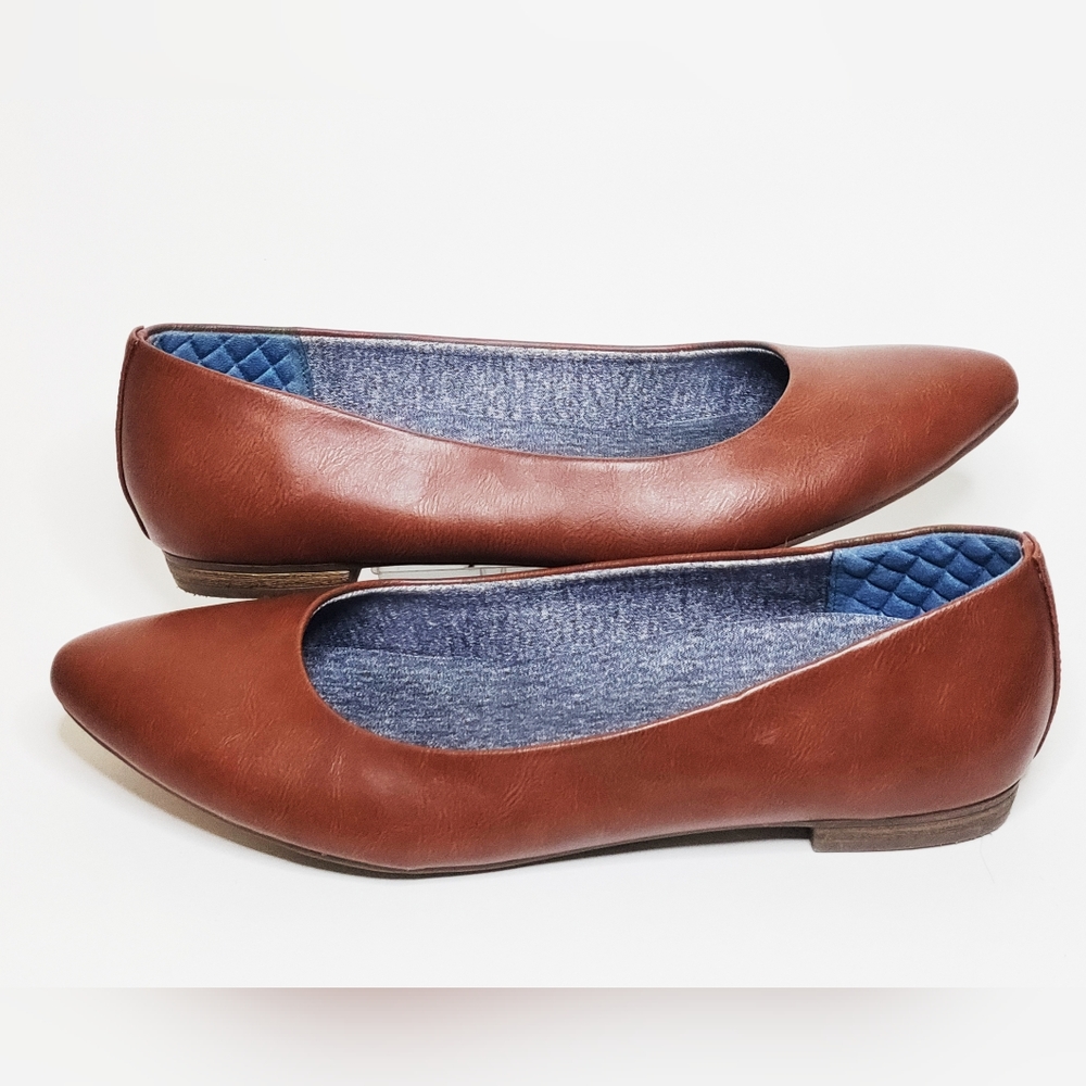 Dr.Scholls brown flats